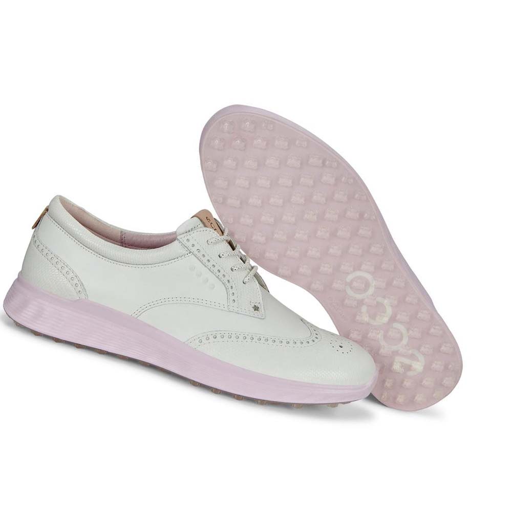 Ecco Spikeless S-classic Golfsko Dame Hvite | NO 133PJJ